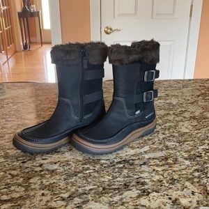 MERRELL Dark Brown Dry Snow Boots Waterproof
